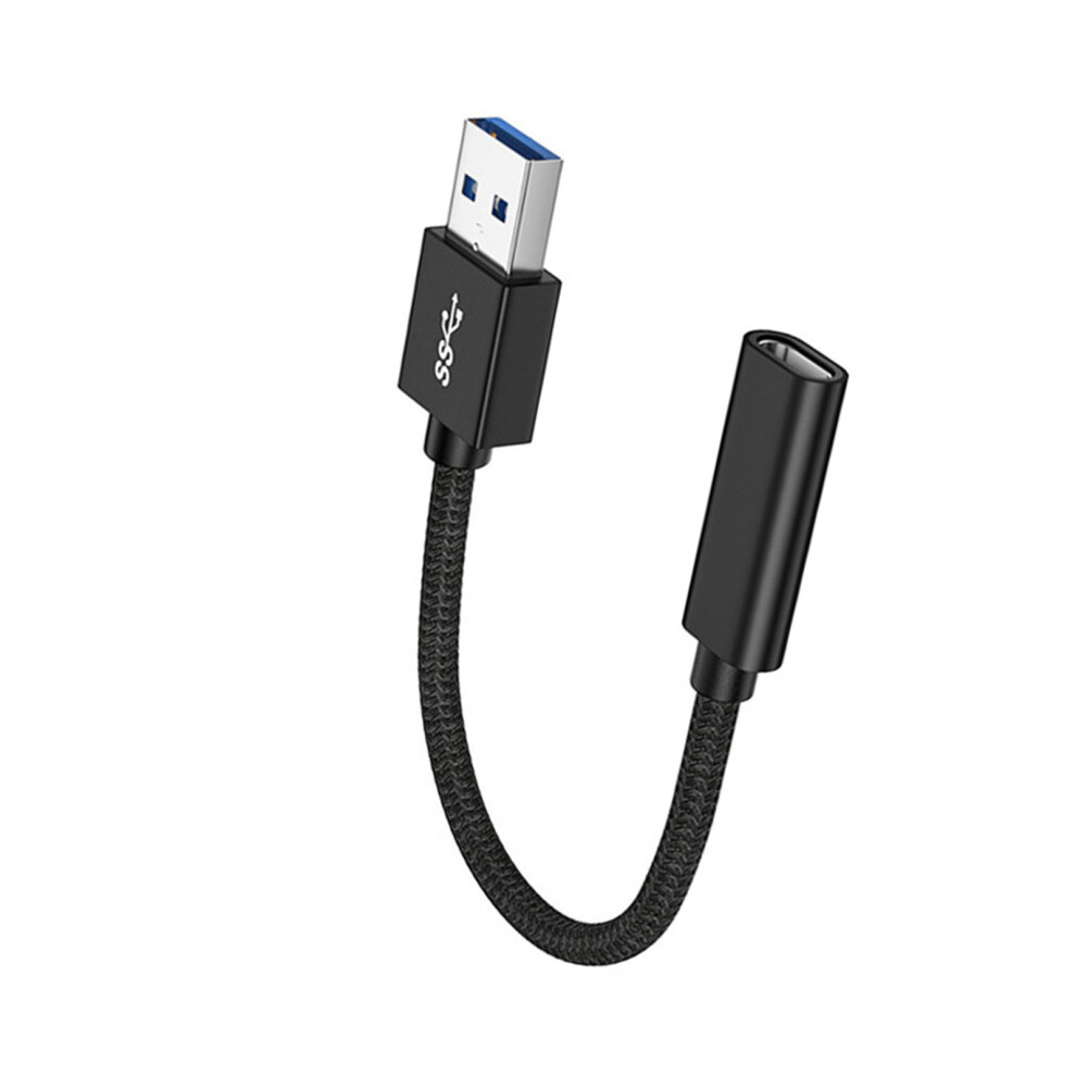 Multifunction Usb 3.1 To Type C Adapter 10Gbps Data Transfer Fast Charging 3A Black 7695001053273