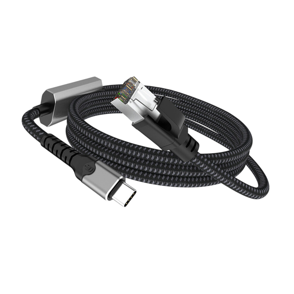 Usb C To Rj45 Ethernet Adapters Cable 2.5G Fast Data Transfer For Laptop Tablets 1.2M 7695001053402