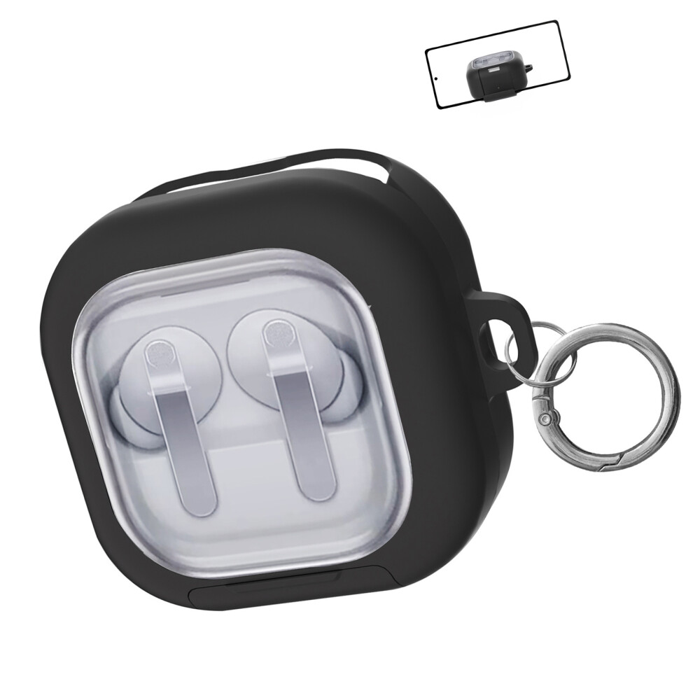 Shock Absorbent Silicone Earbud Case Transparents Cover For Buds 4/Buds4 Earphone Black 7695001112703