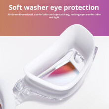 Waterproof Anti Fog Swimming Goggles With Earplugs For Adult Swimming Diving Silver