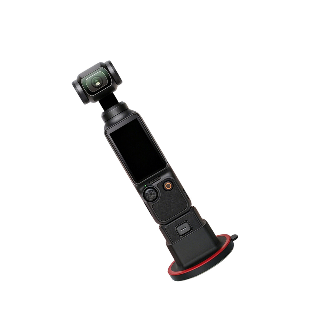 Sport Camera Silicone Dock Desktop Base Fixed Extension Stand For Pocket 4/3 Color Red 7695001053242