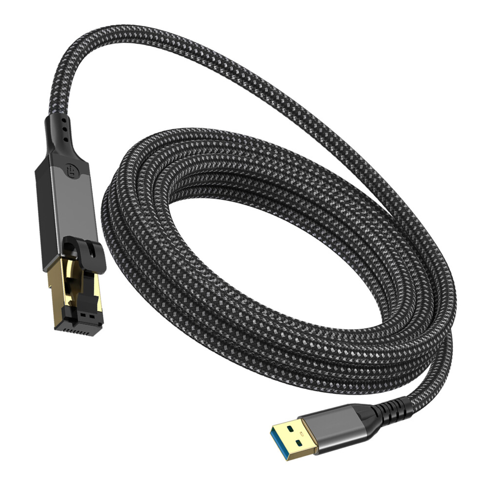 Fast Usb3.0 Ethernet Converter Cable For Stable Corded Internet On Laptops 2M 7695001131995