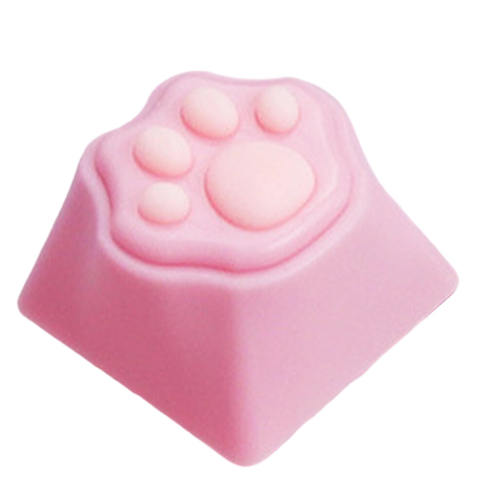 Catpaw Keycap Single Animation Abs Keyboards Cats Claws Esc Key Silicone Keycap Pink 7695001143066