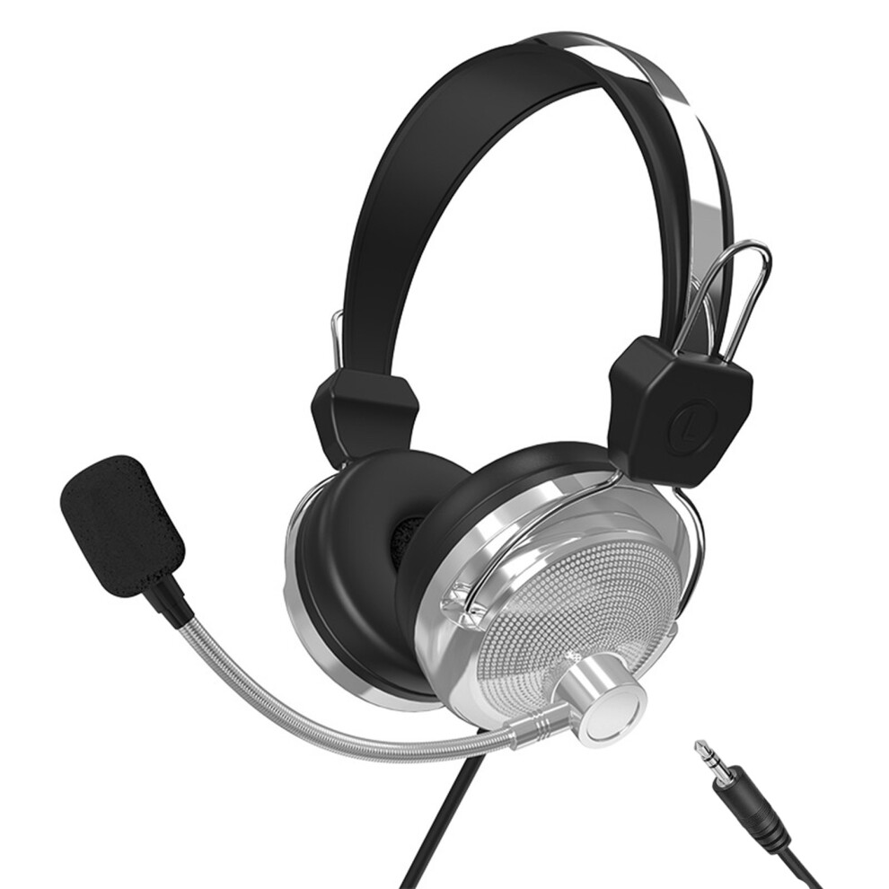 Plastic Headsets With Clear Sound 40Mm Driver For Gamers And Students White 7695001111300