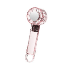 Efficient USB Semiconductor Handheld Fan For Quick Heat Relief And Transparent powder