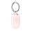 Keychain Holder For Locator Trackers Device Soft Silicone Case Comfortable Light pink 1