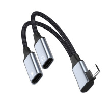 Fashion Plastic USB C Sound Adapters With Decoders Adapters Cable for Phone double typec