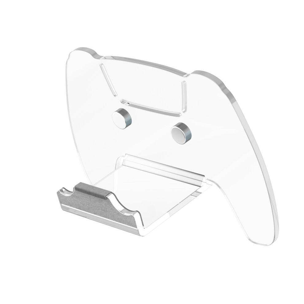 Acrylic Gamepad Holder Organiser Rack With Protective Felt Lining Securely Fit 7695001096171