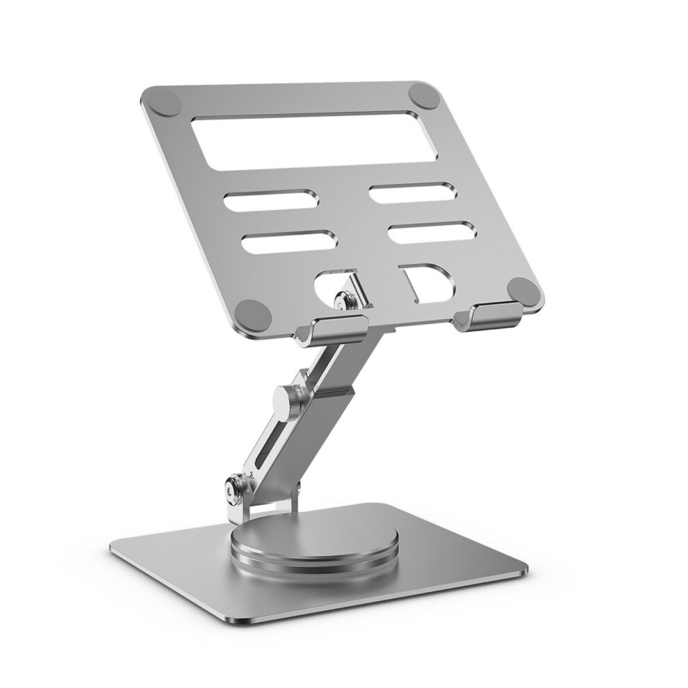 Ergonomic Rotating Desktop Stand Antislip Base For 4 To 13Inch Phones Tablets Silver 7695001131865