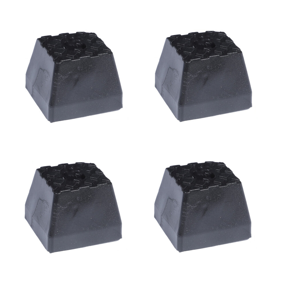 4Xthick Vibration Damping Pad For Subwoofer Bookshelves Speakers Turntables Black 38X38mm 7695001132206