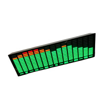 LED Music Spectrum Display Panel Syncs With Sound For Gaming Room green and red and or
