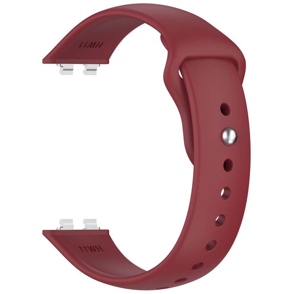 Upgrades Soft Silicone Sports Band No Tools Need Wrist Straps For Watch Band Wine Red 7695001109741