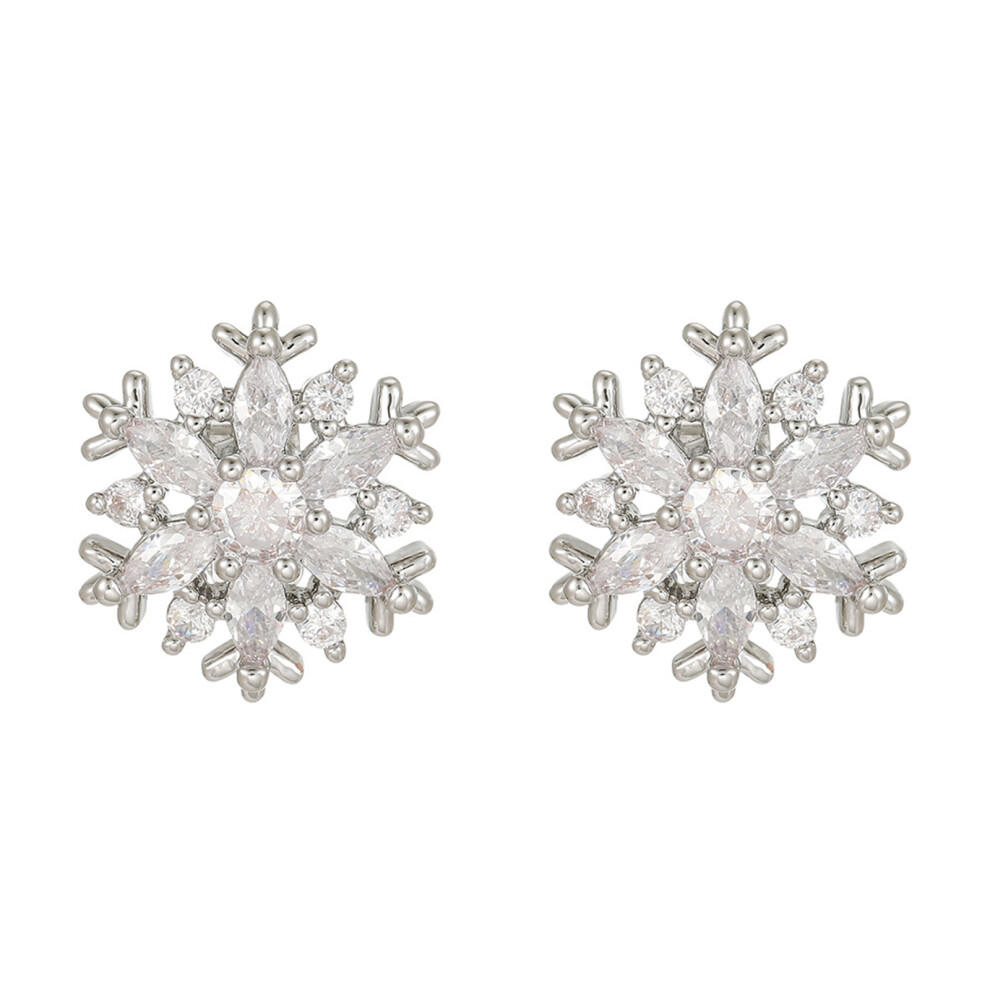 Fashionable Snowflake Shaped Ear Clip Buckles For Freeclip 1 2 Earbuds And Secure 7695001109260