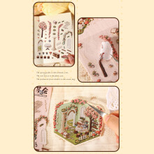 Garden Themed Scrapbooking Stickers Bakery Detailed Embroidery Designs garden tea party