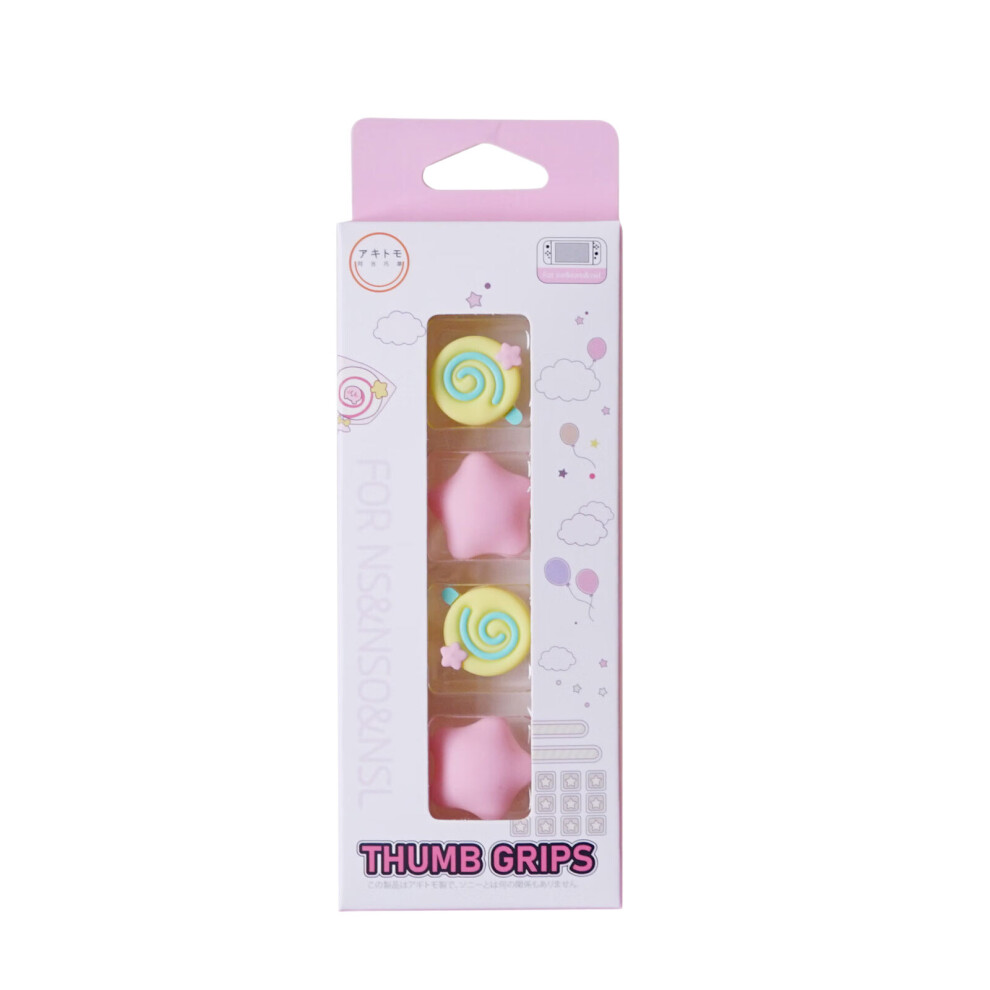 Cartoon Pattern Joystick Caps For Ns2 Thumbstick Cap Analog Caps B 7695001091176