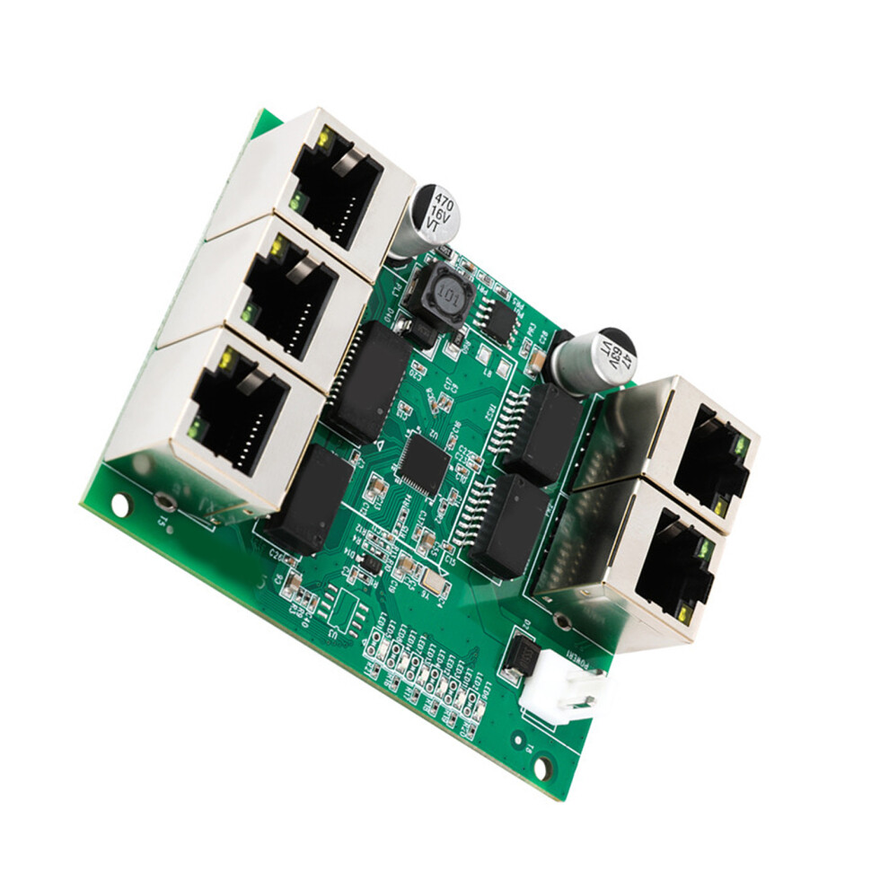 5 Port Full 10/100M Switcher Module Header RJ45 Industrial Internal standard B-image-OPC-PVMVK8M-NEW