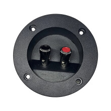 BiWiring Capable Spring Load Speaker Terminals Plate For 75/82/90Mm Precuts Holes 3