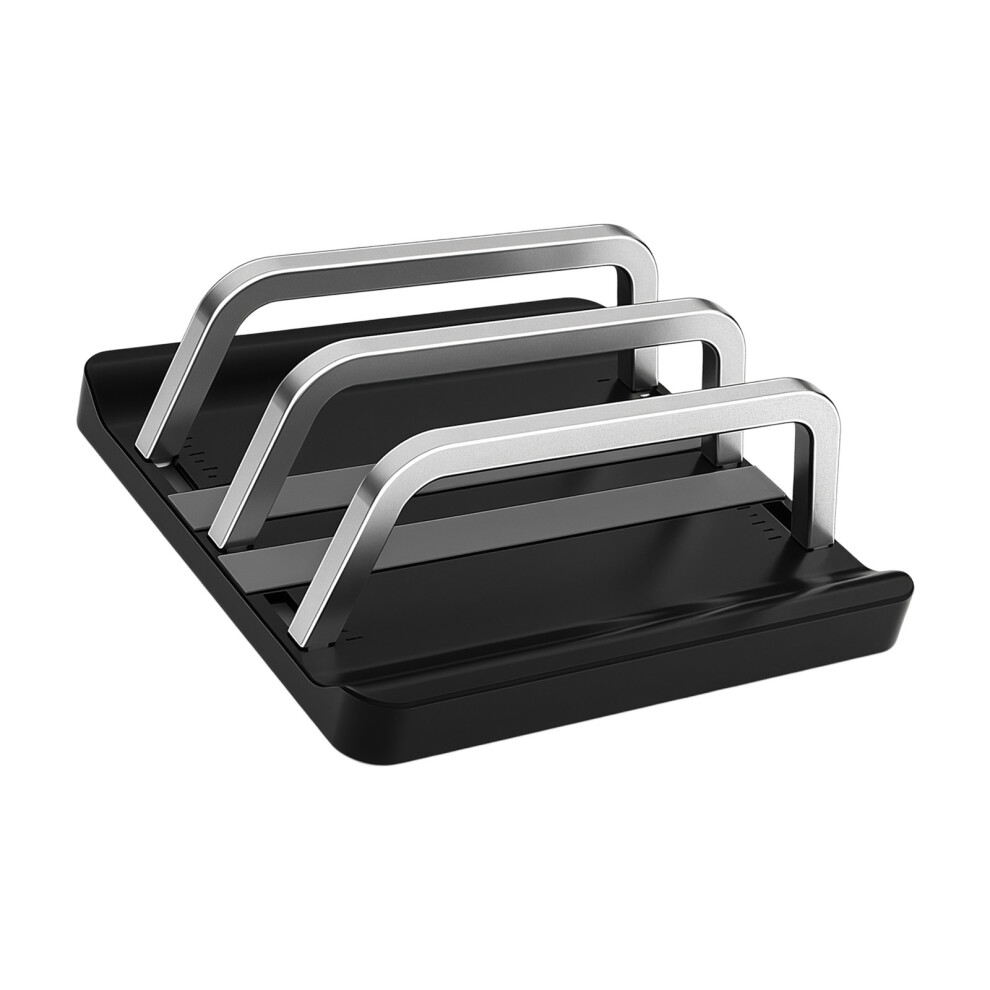Adjustable Desktop Notebook Dock Space Saving Vertical Laptop Stand Holder 2 Card Slots 7695001137881