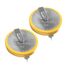 3V Button Battery CR2450 Stainless Steel Battery Suitable for Industrial Use 2 pieces