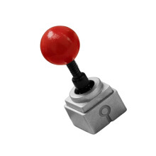 Retro Gaming Resin Keycap With 3D Detachable Joystick For Mechanical Keyboard Silver
