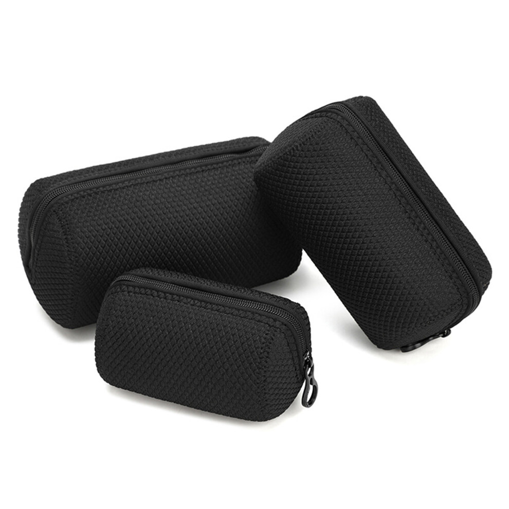 Neoprene Camera Lens Pouch Shockproof Lens Protective Bag Camera Lens Case M Black 7696002152019