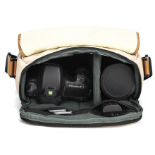 Lightweight Single Strap Camera Bag With Padded Shoulder Strap For Comfort Orange L
