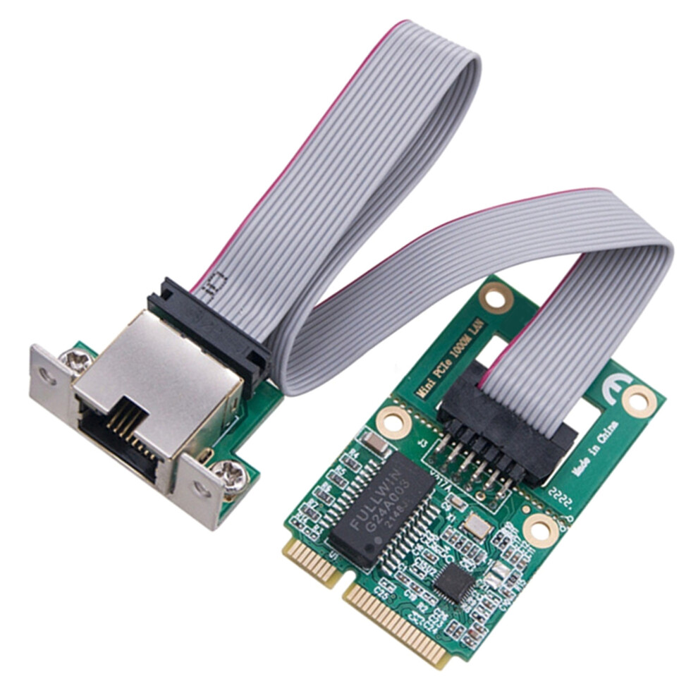 Mini Pcie Gigabit Networking Card Gigabit Ethernet Networking Card 10/100/1000Mbps 7695001057417