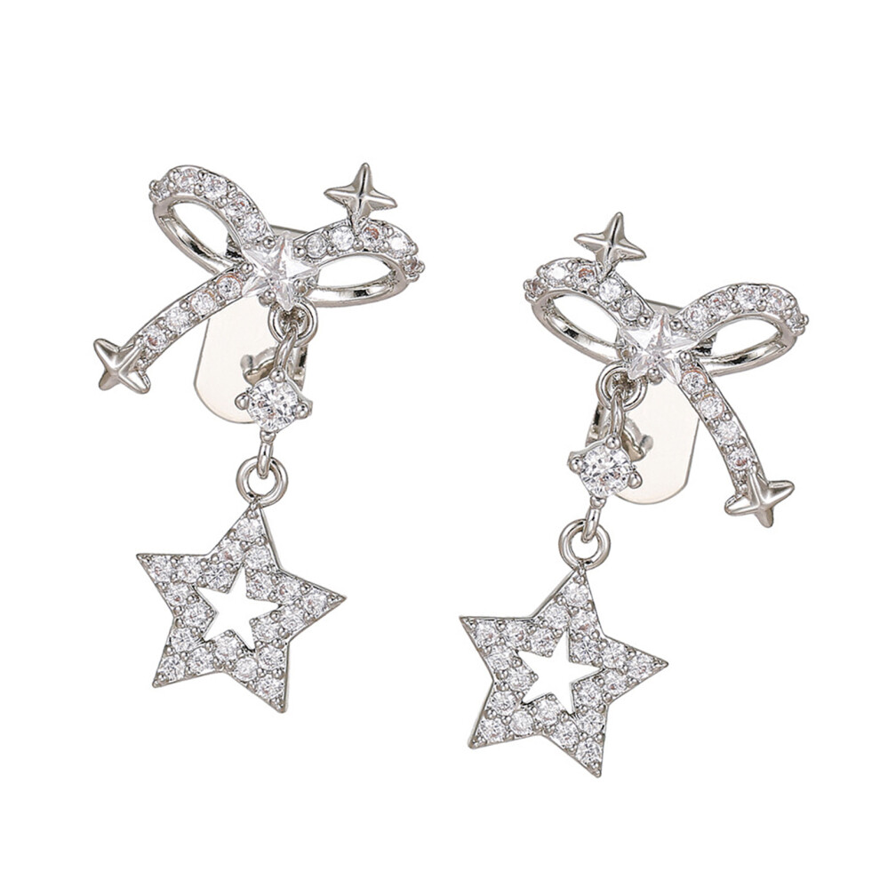 Alloy Star Bowknot Earphone Accessories For Freeclip 1/2 Earbud Securely Hold 7695001061490