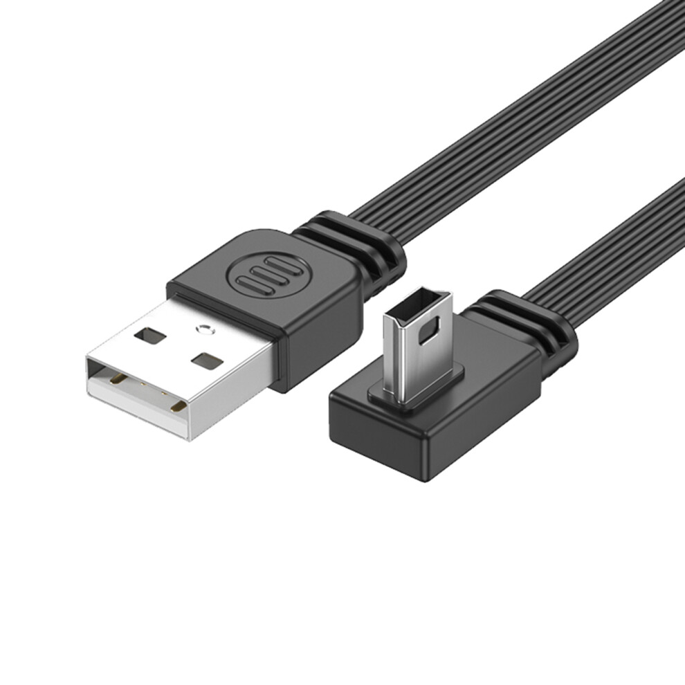 480Mbps Data Transfer Usb To Mini Usb Flexible Wire Line For Car Monitors 1M Right 7695001113823