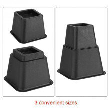 16Pcs Adjustable Bed Risers or Furniture Riser to Create An Additional 3 Inches of Storage Desk or Sofa Lift
