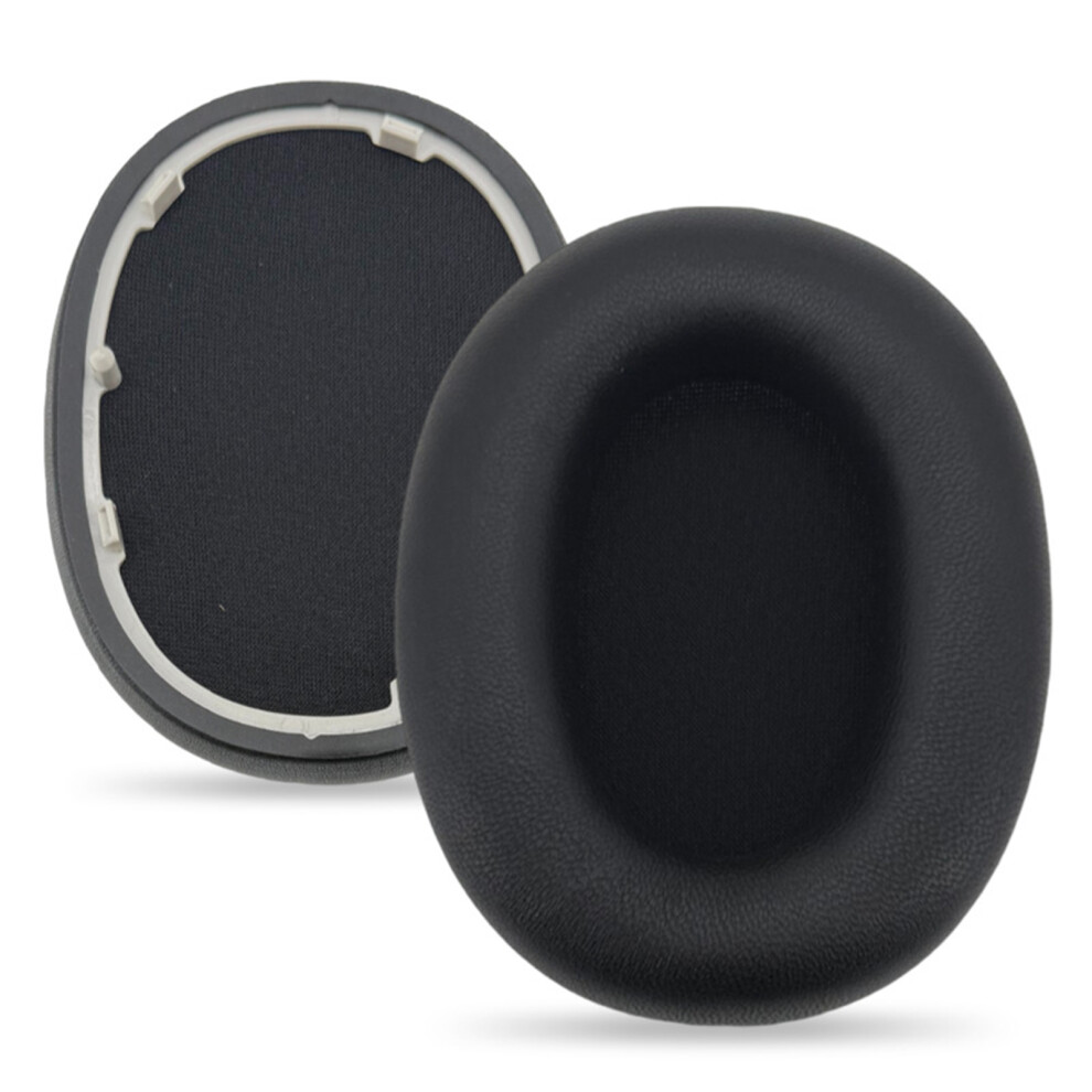 2Pcs Lambskin Earpads Ear Pad For Wh-1000Xm6 Wireless Head-Mounted Headphone Black 7695001060813