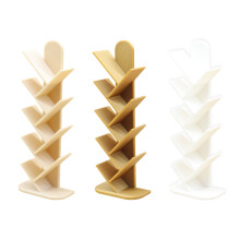 Simulation Tree Shape Bookshelf For Holding Miniature Books And Doll House Items Log