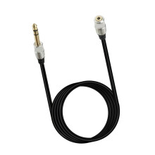 Premium 6.5mm Male 3.5mm Female Adapter Cable For Sound Systems And Guitars 0.25m