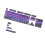 115Key Clear PC Keycap Set For Mechanical Keyboard Color Backlit Support Keycaps Model B 1
