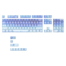 Full Size 115 Key PC Keycap Set For Mechanical Keyboard Color Illumination Model C