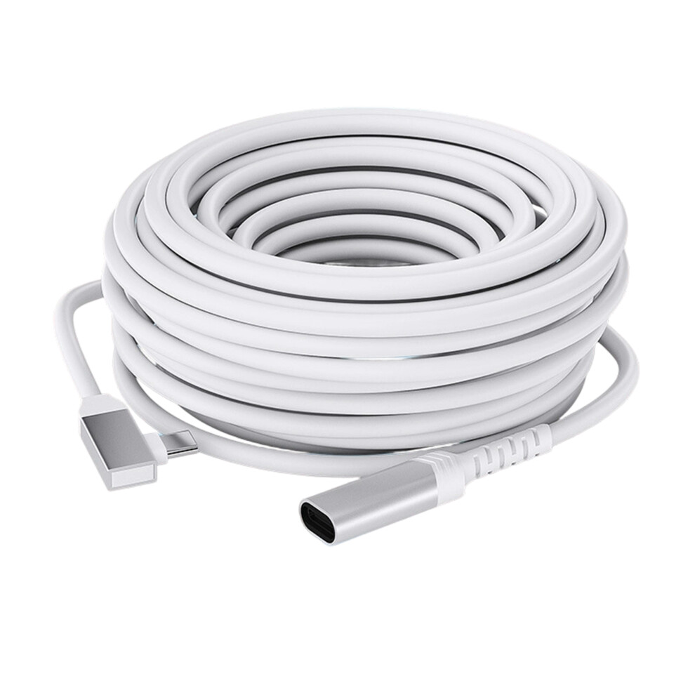 Quality Type C Extension Wire For Solar Powered Surveillances Equipment 10 Meters White 7695001145282
