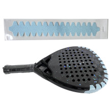 Beaches Tennis Racket Head Sticker Racket Paddles Head Protection Tape Fluorescent white