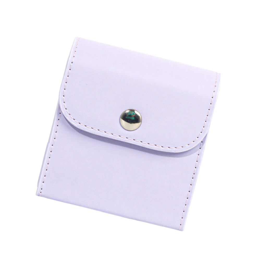 Stylish Pu Holder For Mini/Sq Instantly Film Photo Paper Storage Bag Case Purple 7695001060776