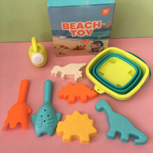 Colorful ABS Plastic Beach Toy Set For Children Outdoor Sand Activities Green 7