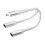 Compactly 25cm Type C Charging Cable For Solar Powered Devices Extension Cord White 1