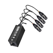 Multiple Purpose 4 XLR Input and Output Converter For Various Auditory Mother s mouth