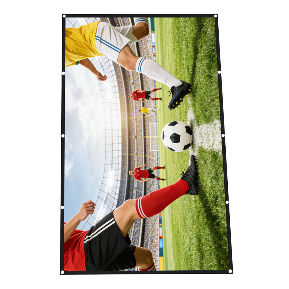 Quick Fold Projection Screen 16:9 Aspect Ratio Polyester Fabric For Home Cinemas 120 Inch Light 7695001116022