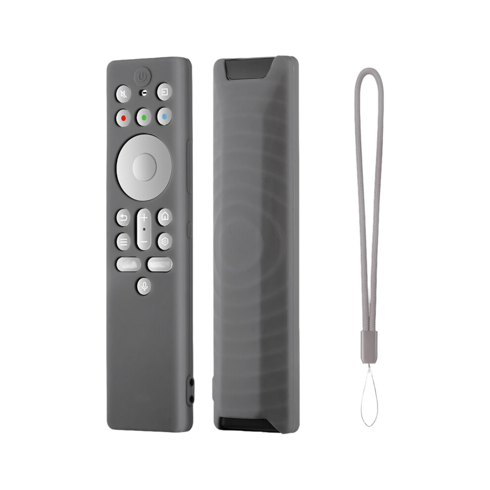 Dustproof Silicone Case For Q10l Rc901a Tv Remote Flexible Antidrop Protector Gray 7695001116237