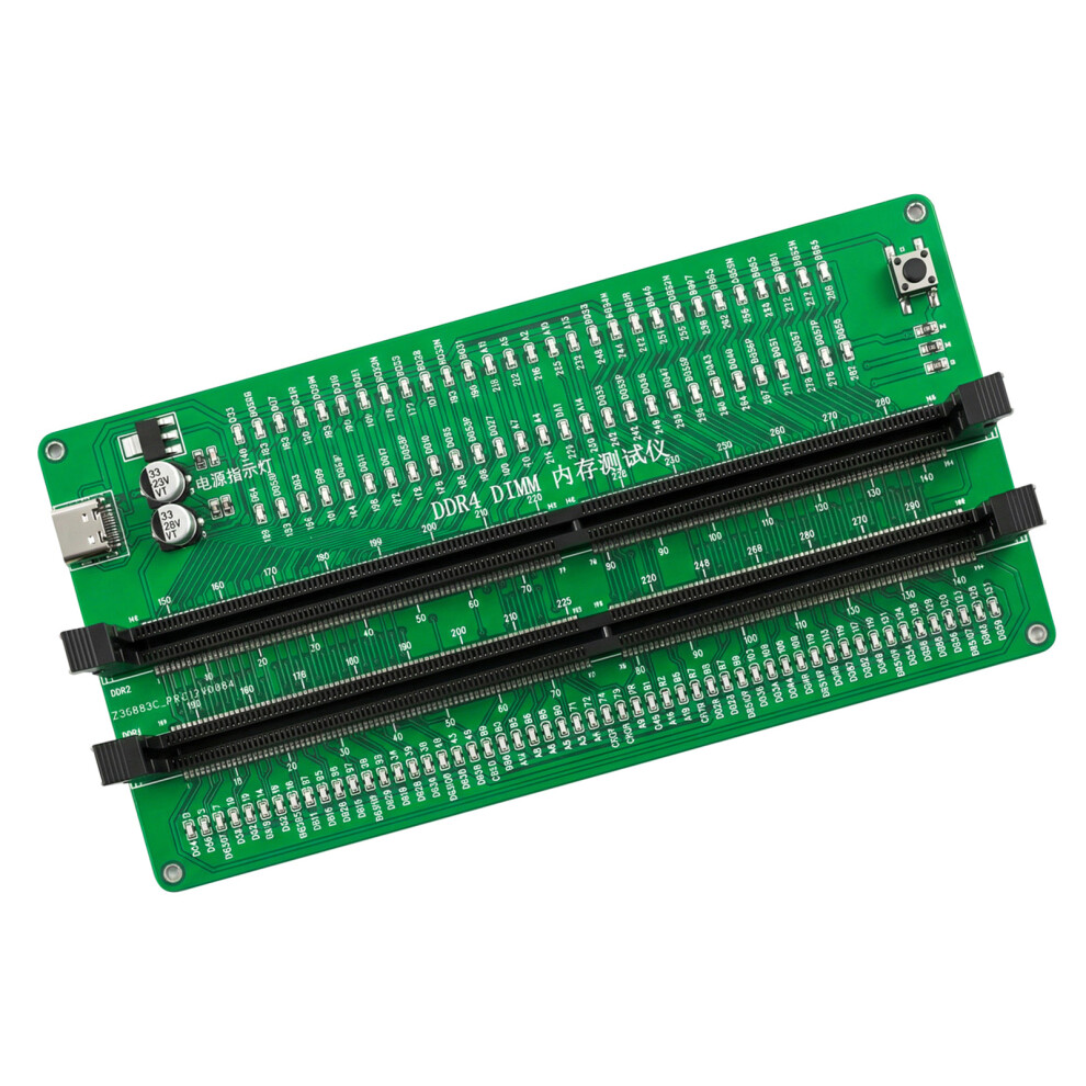 Ddr4 Dimm Memory Tester Testing Diagnostic Card With Led Indicator For Desktop 7695001130974