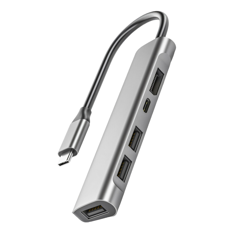 Usb C Adapter 5 In 1 Multifunction Hdtv Usb3.0 Usb2.0 Type C 7695001144056