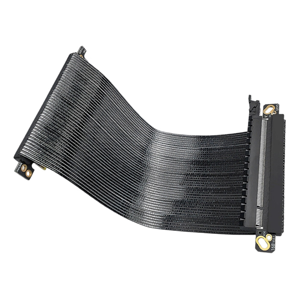Pcie5.0 X16 Graphics Card Extension Adapter Double Reverse Pcie Extension Cable 19Cm 7695001131070