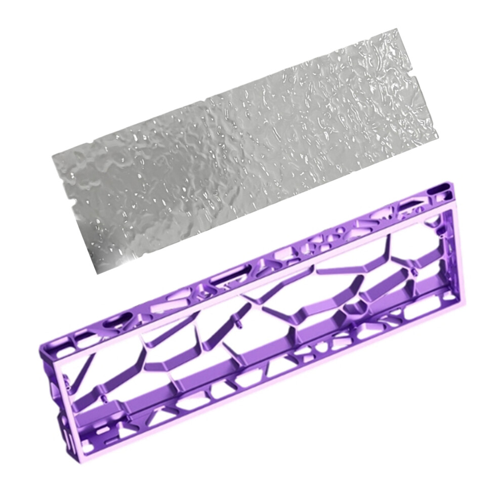 Aluminum Keyboard Shell Replacement For K61 K64 Gh60 Keyboard Accessories Purple 7695001049405