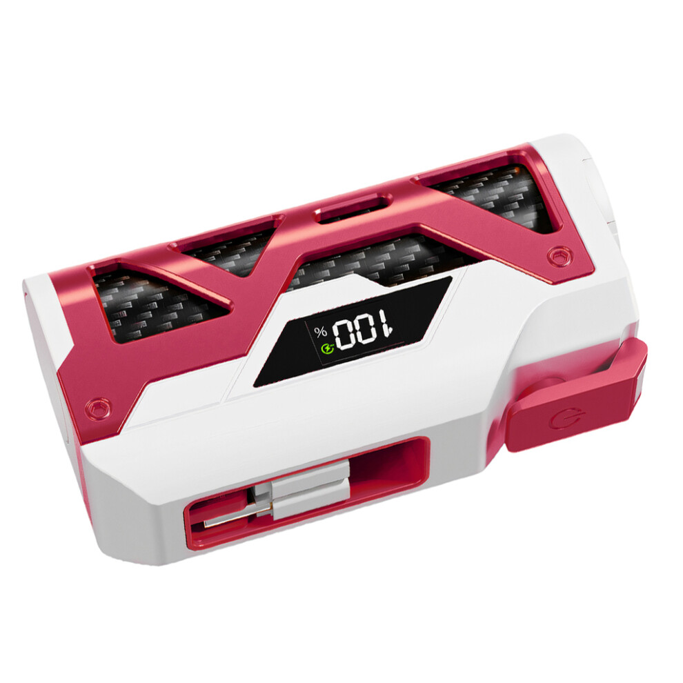 Durability 21700 Battery Holder Case For Powerbank Type C Charging Port Red 7695001113113