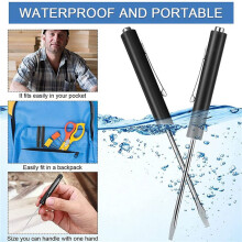 30 Pieces Pocket Screwdriver Tops and Pocket Clips Pocket Screwdriver Magnetic Slotted Pocket Screw Driver