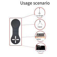 2X for Stand Laptop Side Mount Phone Holder Desktop Magnetic Mount for Laptop for Stand Black